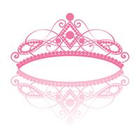 diadema. tiara feminina elegância com reflexão vetor