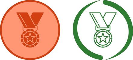 design de ícone de medalha vetor