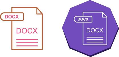 docx ícone Projeto vetor