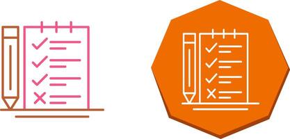 pesquisa lista de controle ícone Projeto vetor