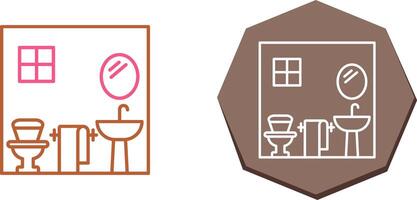 design de ícone do banheiro vetor