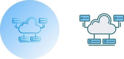 nuvem base de dados ícone Projeto vetor