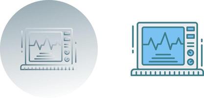 ekg monitor ícone Projeto vetor