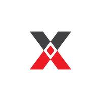 x logotipo ícone ilustração vetor