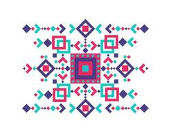 moda mexicano, navajo ou asteca, nativo americano padronizar. geométrico étnico decoração. colori tribal Projeto elemento para tatuagem, quadro, Armação e fronteira, têxtil, tecido ou papel imprimir. vetor