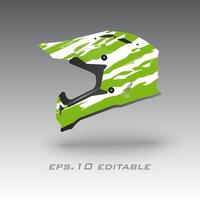 motocross bicicleta capacete embrulho Projeto eps.10 vetor