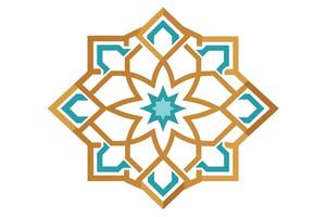 delicado padrões inspirado de islâmico geométrico arte vetor