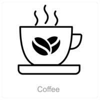 café e caneca ícone conceito vetor