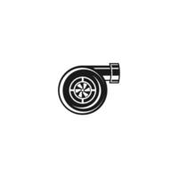 turbocompressor ícone isolado em uma branco fundo, adequado para seu Projeto precisar, logotipo, ilustração, animação, etc. vetor