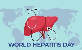 dia mundial da hepatite vetor