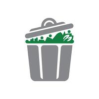 lixo logotipo modelo, lixo logotipo elementos, lixo logotipo vetor