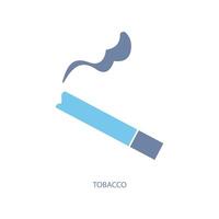 tabaco conceito linha ícone. simples elemento ilustração. tabaco conceito esboço símbolo Projeto. vetor