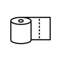 banheiro lenço de papel ícone Projeto modelos simples e moderno conceito vetor