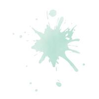 verde cor mão desenhado aguarela líquido mancha. abstrato aqua manchas rabisco solta elemento para projeto, ilustração, papel de parede, cartão. ilustração isolado em branco fundo. vetor