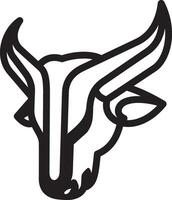 profissional touro logotipo Projeto vetor