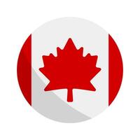 moderno volta canadense bandeira ícone. vetor