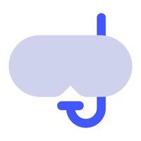 snorkel ícone para rede, aplicativo, infográfico vetor