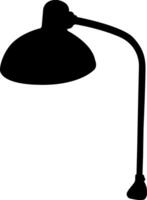 silhueta lâmpada, mesa lâmpada, parede luminária vetor