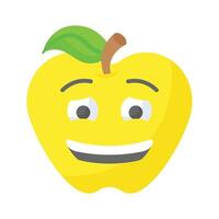 Prêmio ícone do culpado emoji, pronto para usar editável vetor