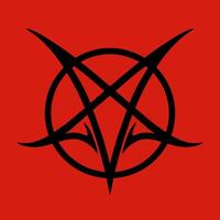 esotérico oculto pentagrama, Magia sinais. demônio pentacle tatuagem, Magia pedreiro selo, satanás pentagrama linha símbolos definir. alquimia, feitiçaria esotérico ou oculto sinais com pentagrama estrelas dentro círculo vetor