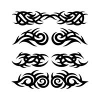 plano Projeto tribal tatuagem fronteira elemento vetor