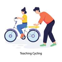 na moda ensino ciclismo vetor