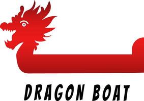 Dragão barco festival celebração, dragão barco festival ilustração vetor