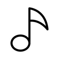 música ícone símbolo Projeto ilustração vetor