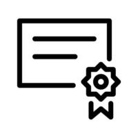 diploma ícone símbolo Projeto ilustração vetor