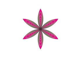 logotipo de flor simples ou modelo de imagem vetorial de design de ícone vetor