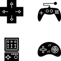 direção chave e jogos ao controle ícone vetor