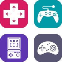 direção chave e jogos ao controle ícone vetor