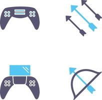 jogos console e Setas; flechas ícone vetor