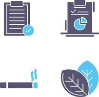 selecionado e diagrama ícone vetor