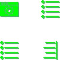 configurações e numerado listas ícone vetor
