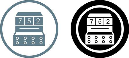 ranhura máquina ícone Projeto vetor