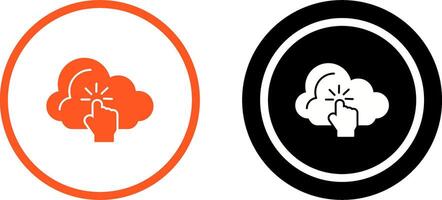 design de ícone de computação em nuvem vetor
