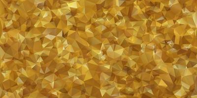 fundo de mosaico poligonal dourado, modelos de design criativo vetor