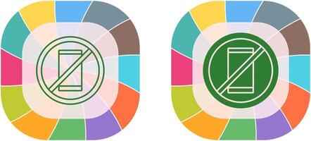 não célula telefones ícone Projeto vetor