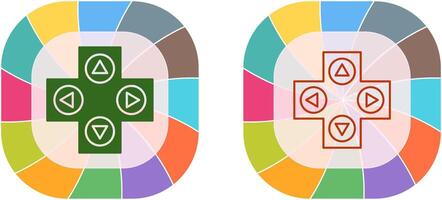 único jogos ao controle ícone Projeto vetor