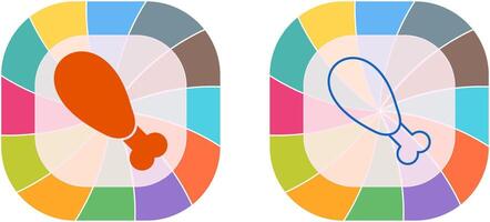 perna ícone Projeto vetor
