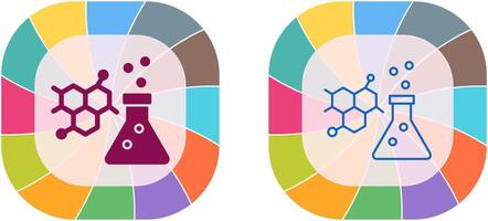 design de ícone de química vetor