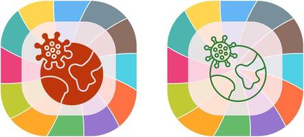 pandemia ícone Projeto vetor
