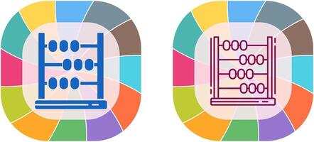 design de ícone de ábaco vetor