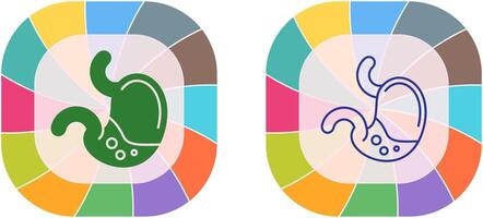 estômago ícone Projeto vetor