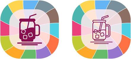 gelado chá ícone Projeto vetor