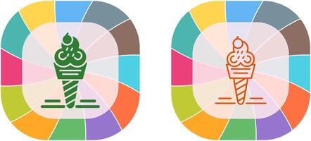 design de ícone de sorvete vetor