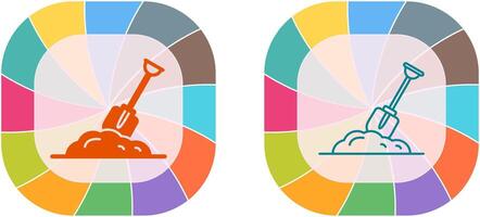 escavação ícone Projeto vetor