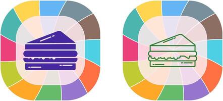 design de ícone de sanduíche vetor