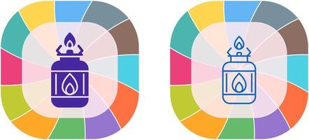acampamento gás ícone Projeto vetor